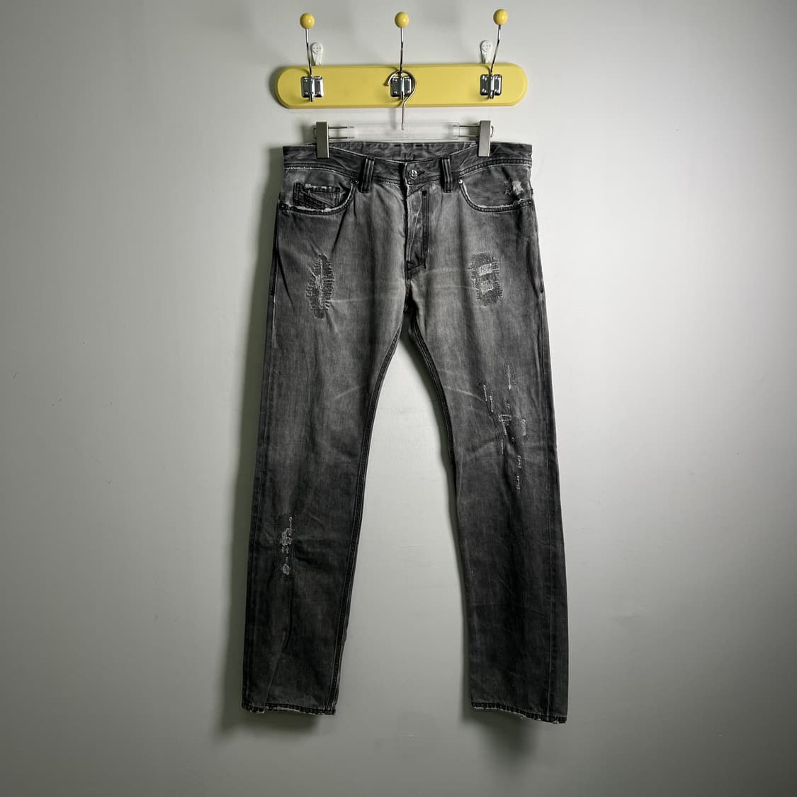 diesel 디젤 사파도 그레이 워싱 데님 팬츠 32 상품이미지2