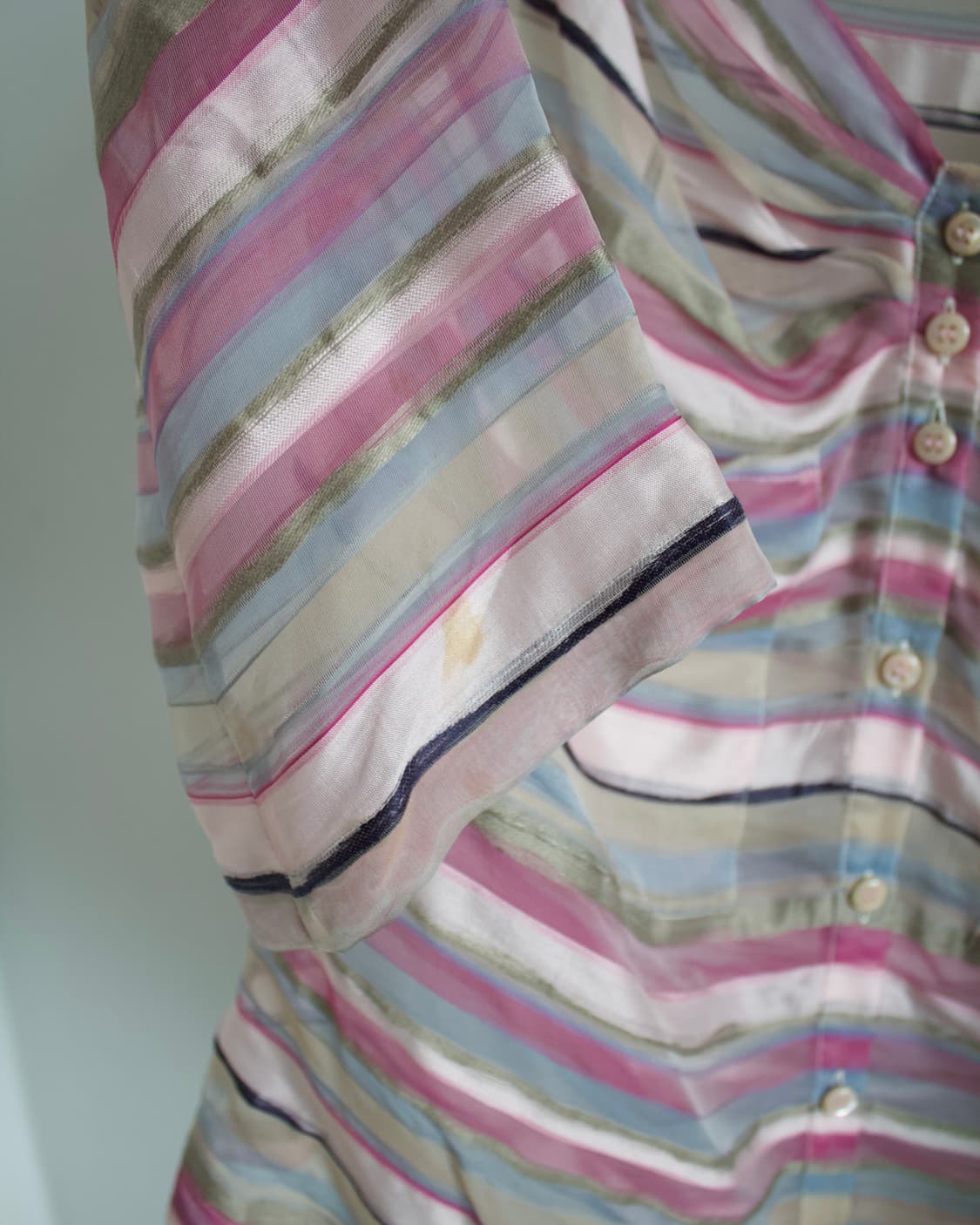 Armani Collezioni stripe linen blouse 상품이미지9