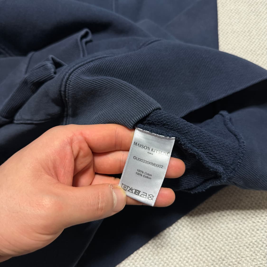 메종키츠네 그레이 폭스 패치 후드티 상품이미지3