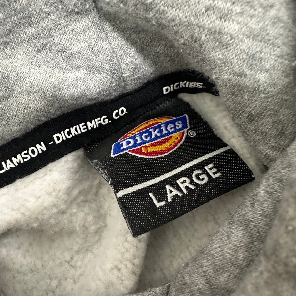 Dickies 디키즈 기모 후드티 그레이 L 상품이미지5