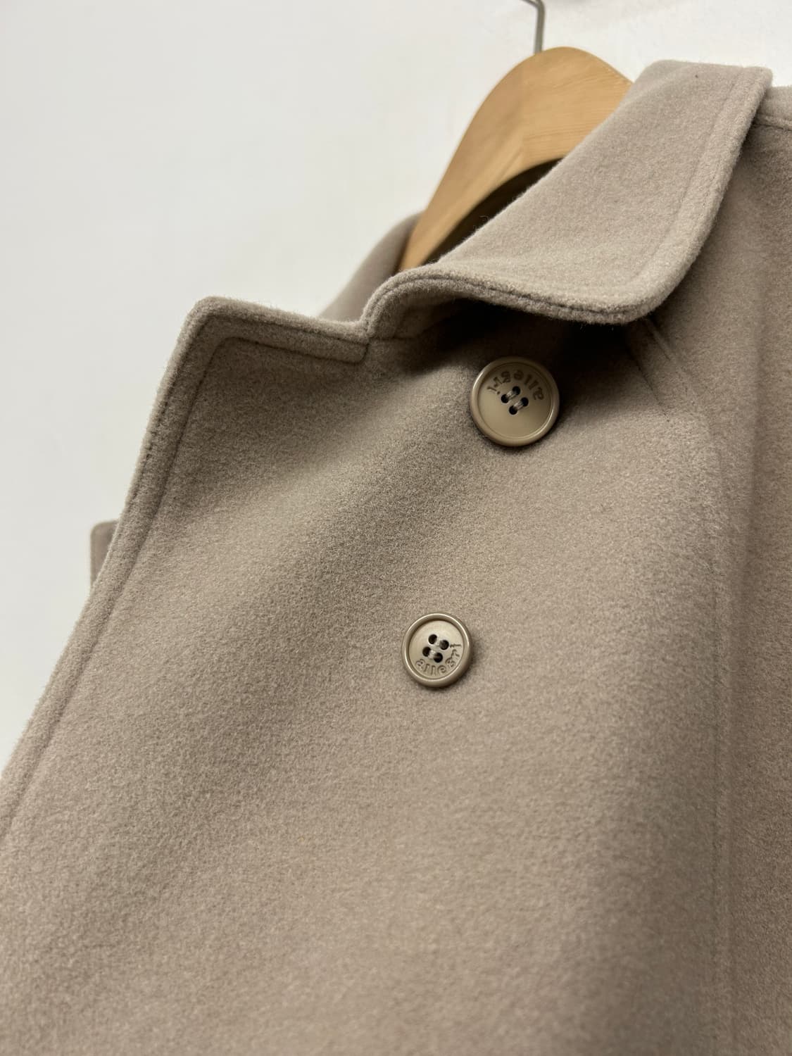 Allegri 알레그리 베이지 오버핏 울 코트 상품이미지4