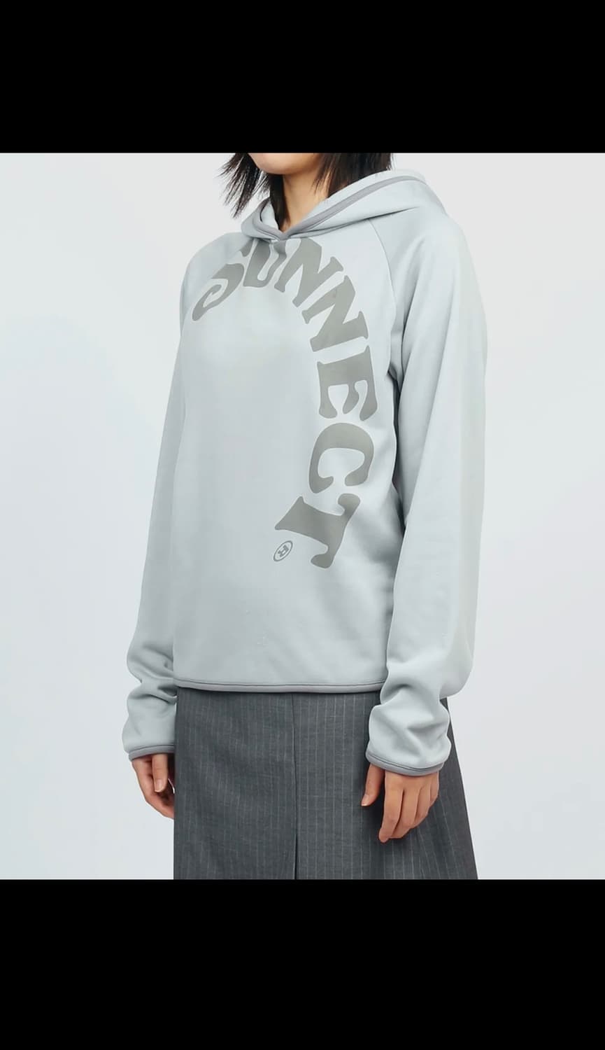써넥트 Big Wave Taped Hoodie - Mint 상품이미지2