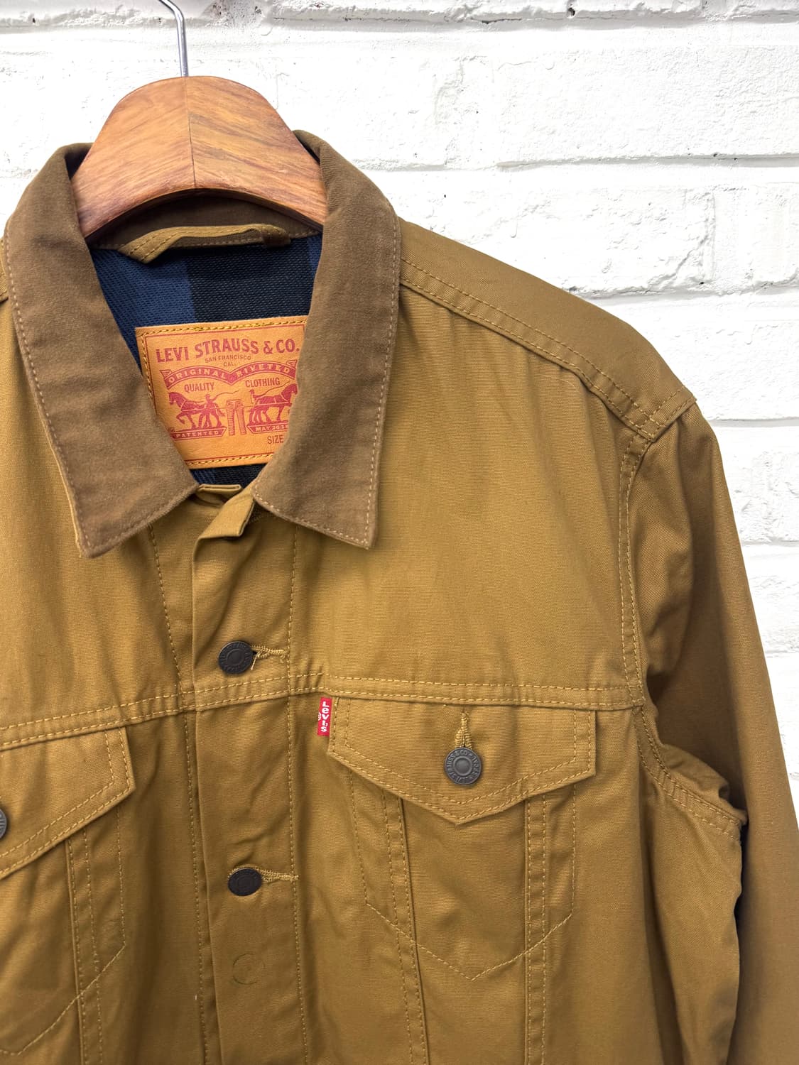 리바이스 브라운 트러커 자켓 상품이미지4