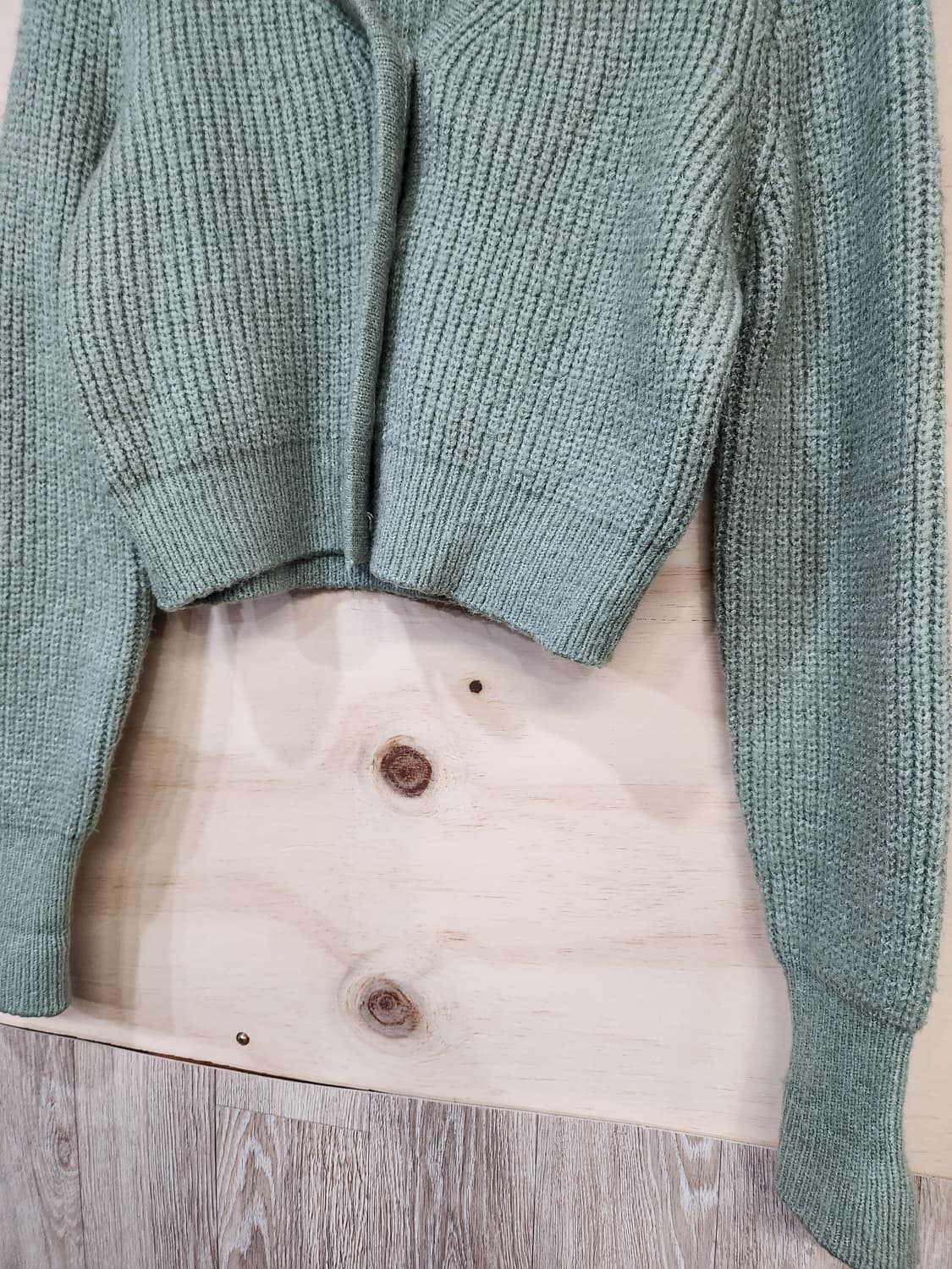 570) 크롭 니트 가디건 상품이미지4