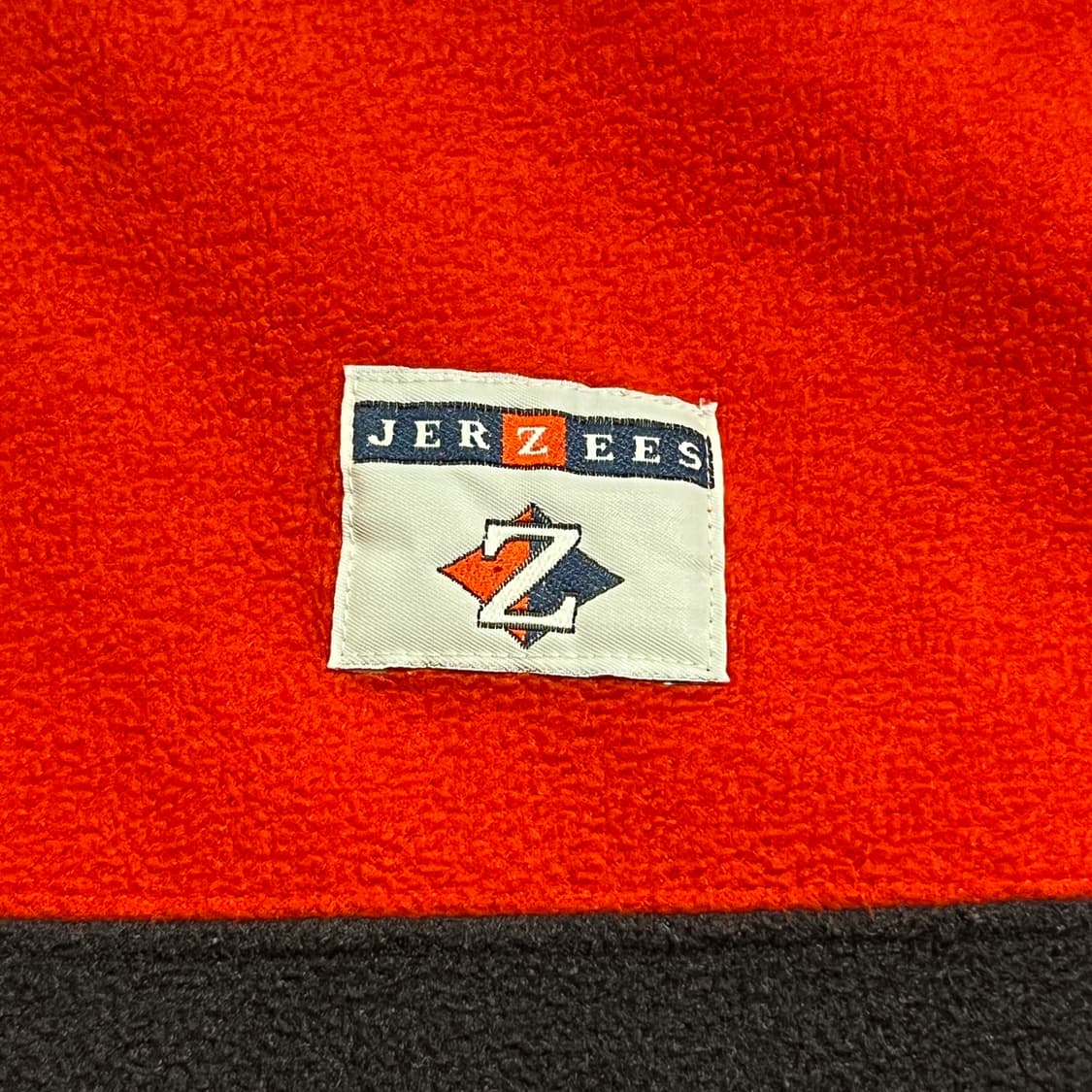 빈티지 90s JERZEES Z 컬러블록 플리스 하프집업 상품이미지5