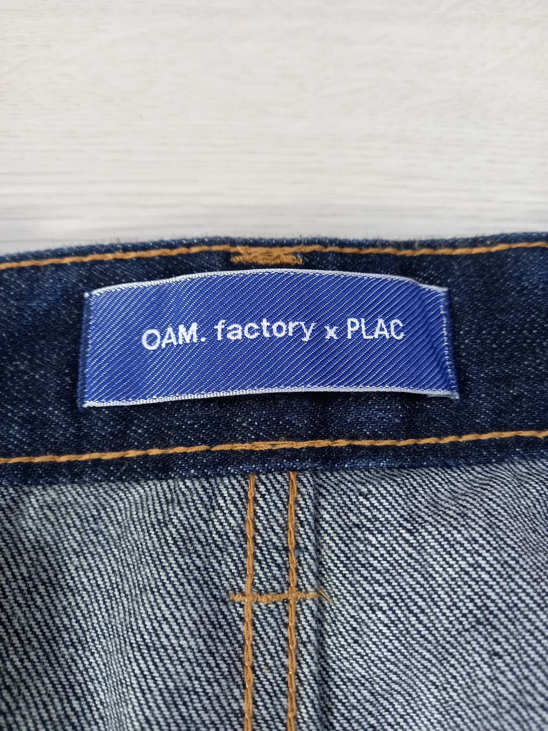 36 OAM+PLAC 셀비지 일자진 진청 36-438 상품이미지7