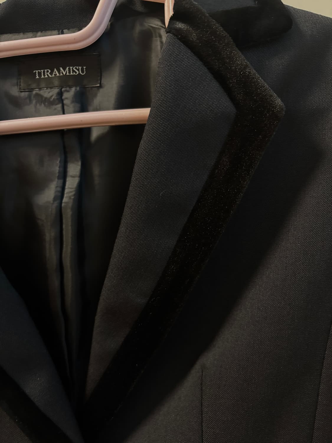 블랙 벨벳 포인트 블레이저 자켓 상품이미지4