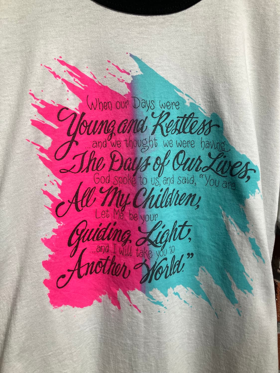 90s USA 빈티지 스크린 스타즈 링거 티셔츠 상품이미지3