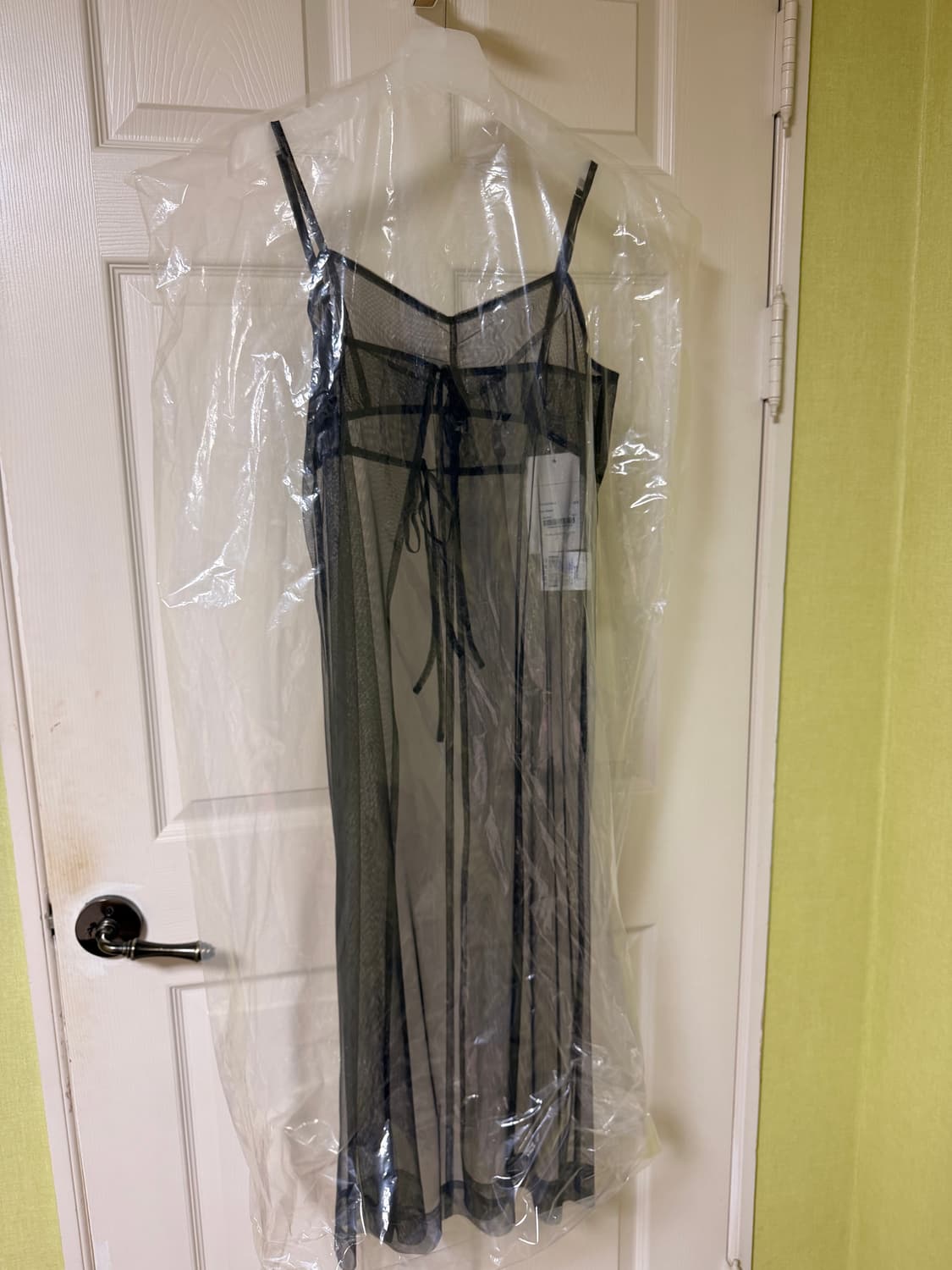 [새상품] LCDC 메쉬 레이어드 원피스 블랙 상품이미지4