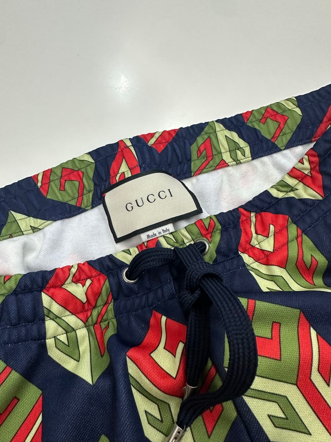 [정품] GUCCI 18SS 큐브 패턴 테크니컬 저지 팬츠  상품이미지4