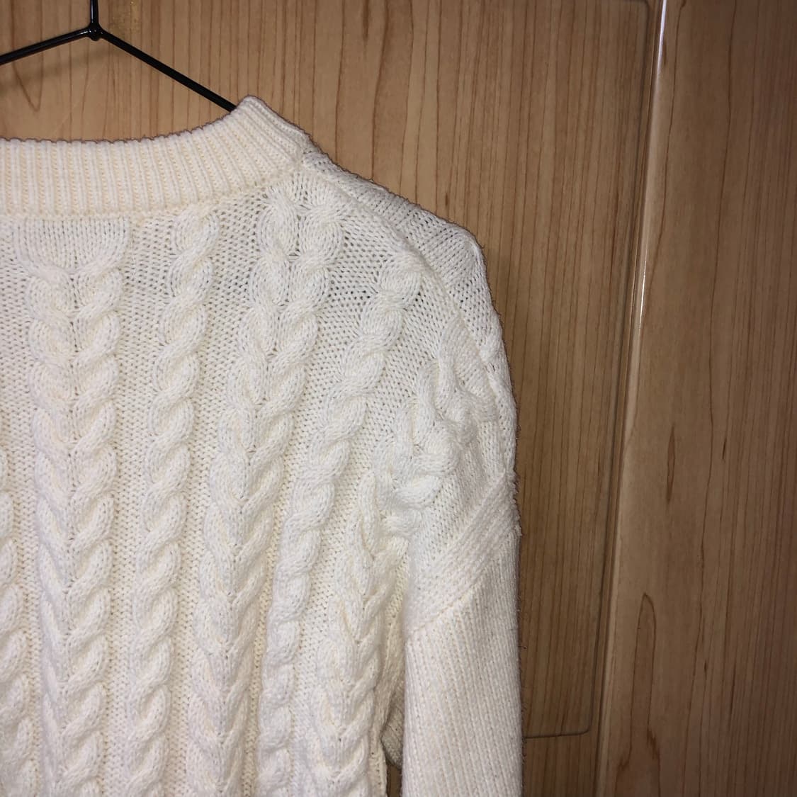 아이보리 와플 니트 🆔  상품이미지8