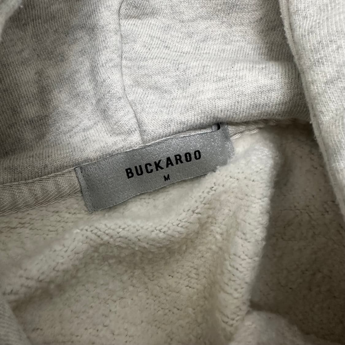 BUCKAROO 버커루 공용 기모 후드티 아이보리 95(M) 상품이미지4