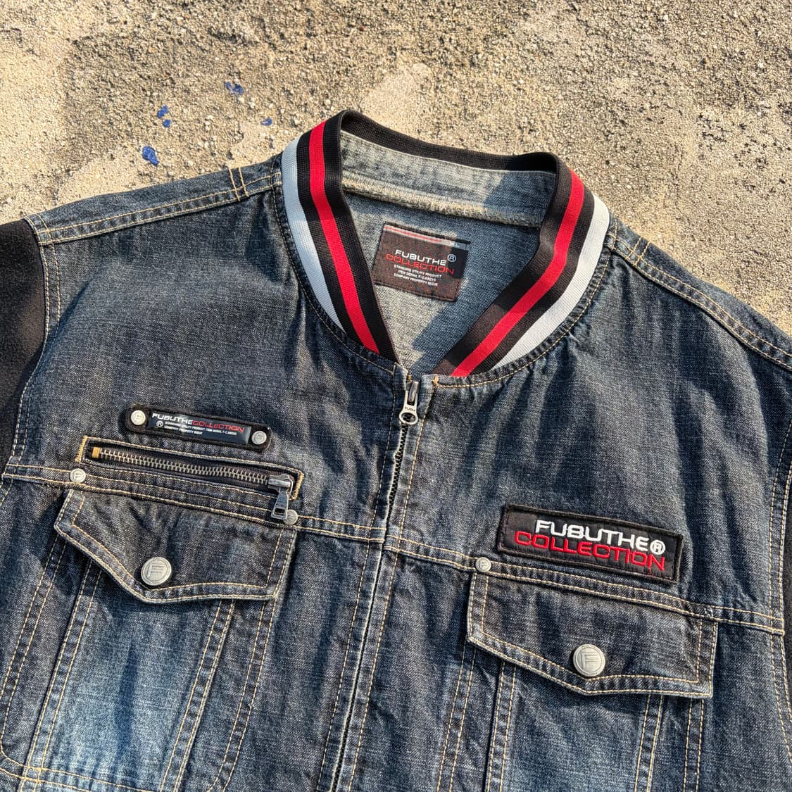 00s FUBU 후부 빈티지 올드스쿨 데님자켓 XL 상품이미지4