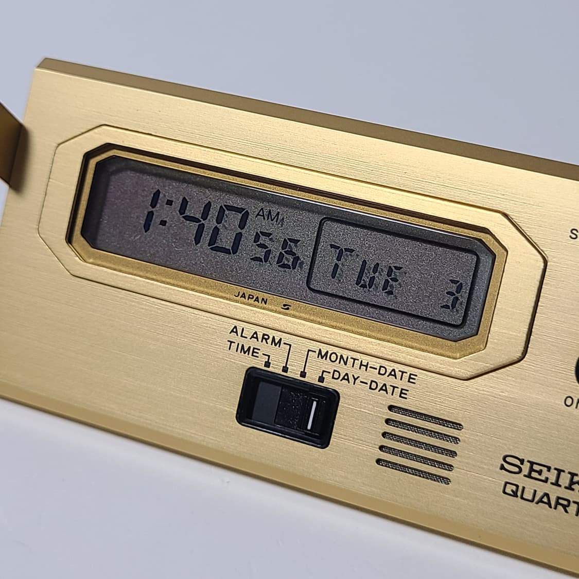 세이코 빈티지 탁상 카드형 시계 알람 7431-001G 상품이미지9