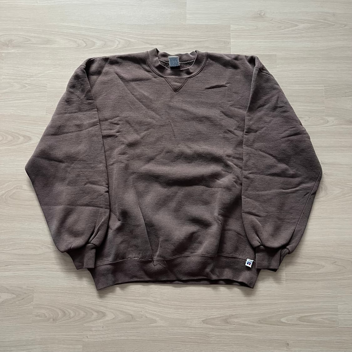 [XL] 90s 빈티지 러셀 스웻셔츠 맨투맨 초코브라운 상품이미지1