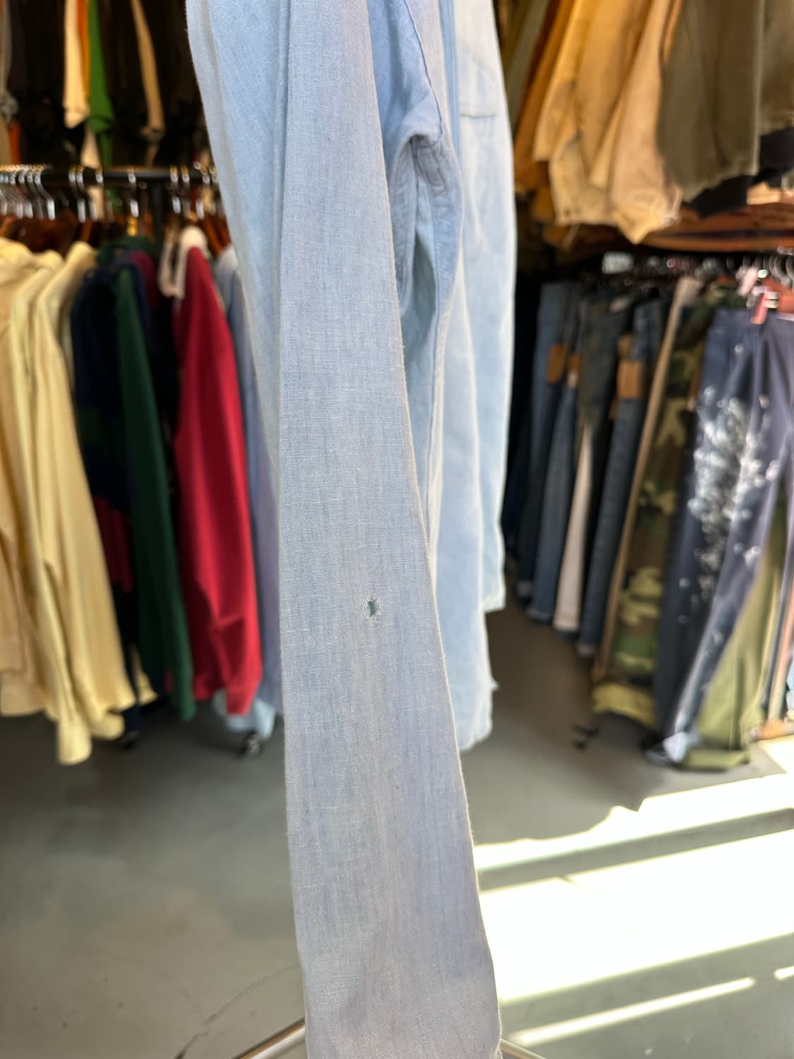 90s 할리데이비슨 샴브레이 셔츠 made in usa 상품이미지5