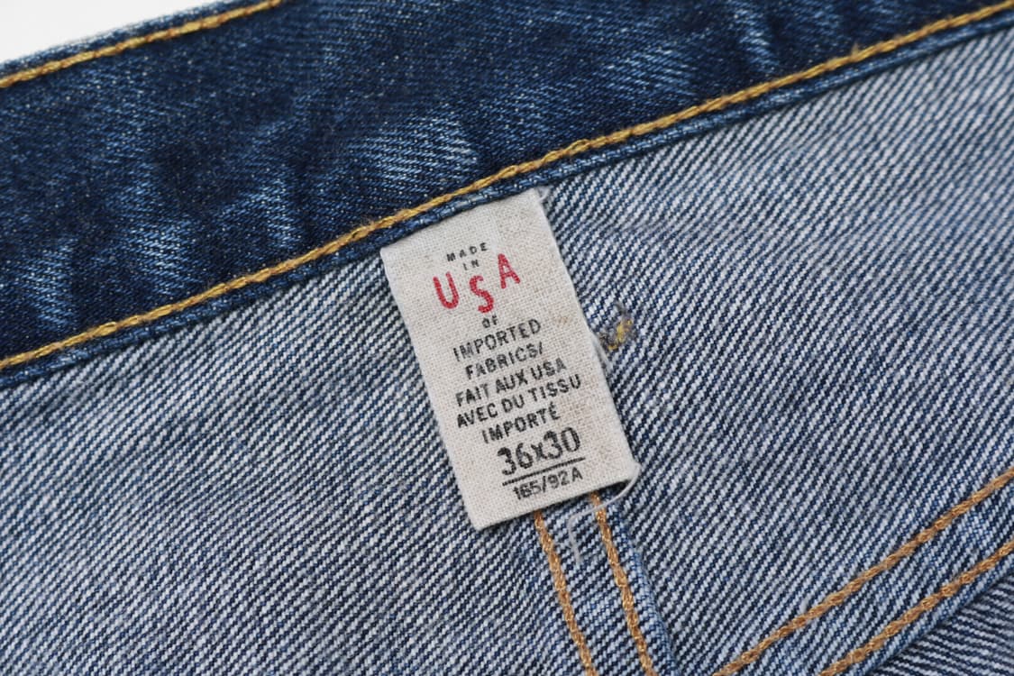 [36] 더블알엘 로우 스트레이트 셀비지 커스텀 데님 반바지 상품이미지5