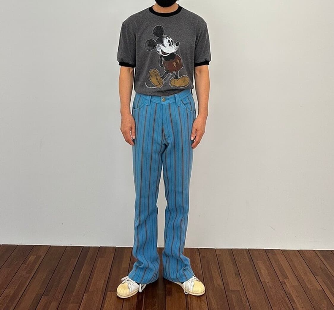 빈티지 스트라이프 팬츠 상품이미지1