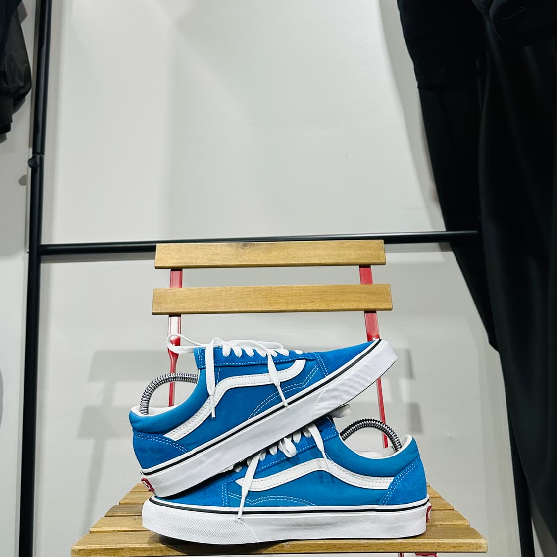 265) 반스 운동화 남성 남자 신발 올드스쿨 블루 스웨이드 상품이미지7