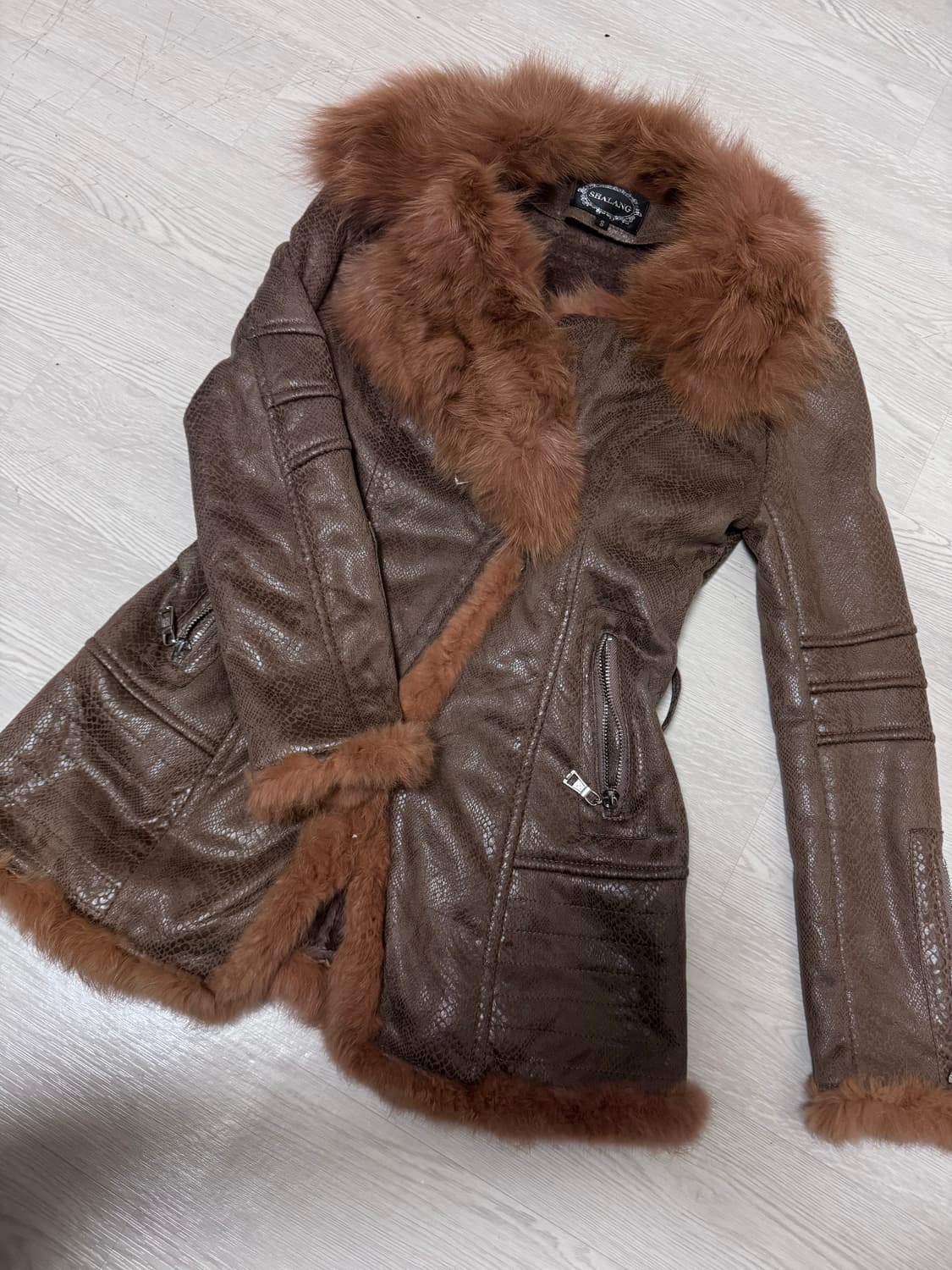 빈티지 오네갸루 퍼 자켓 상품이미지1