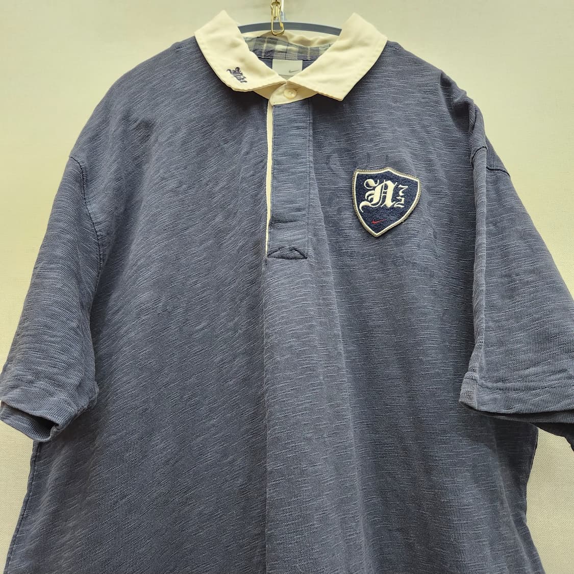 올드스쿨 나이키 로고 럭비티 등번호 반팔카라XXL(2XL) 상품이미지2