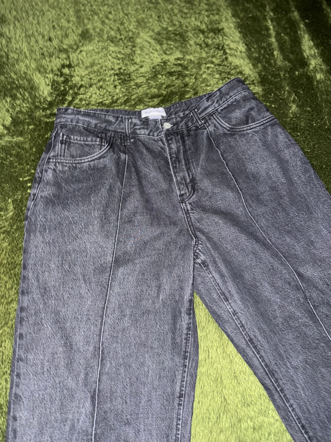 [XL] Namerclothing 네이머클로딩 핀턱 데님 팬츠 그레이 상품이미지5