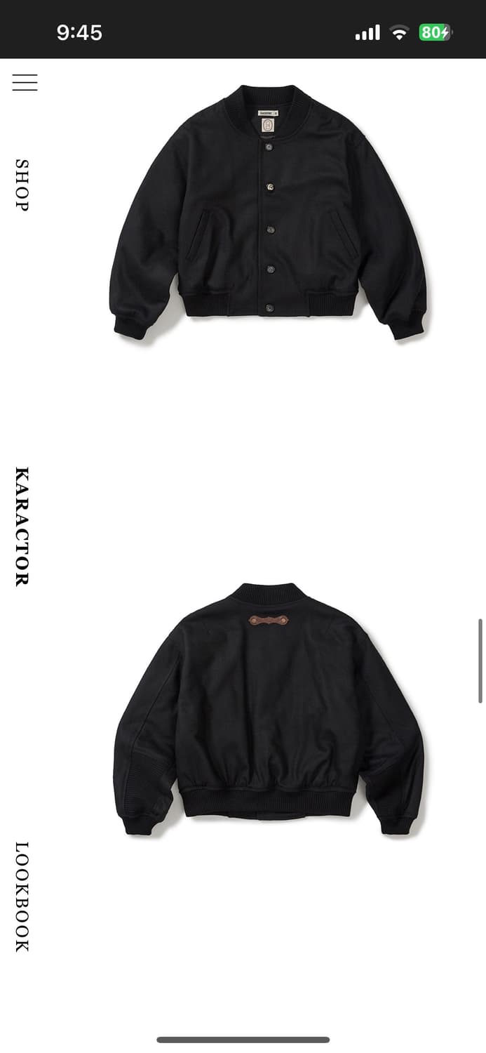 구매글 카락터 블루종 울자켓 01 상품이미지2