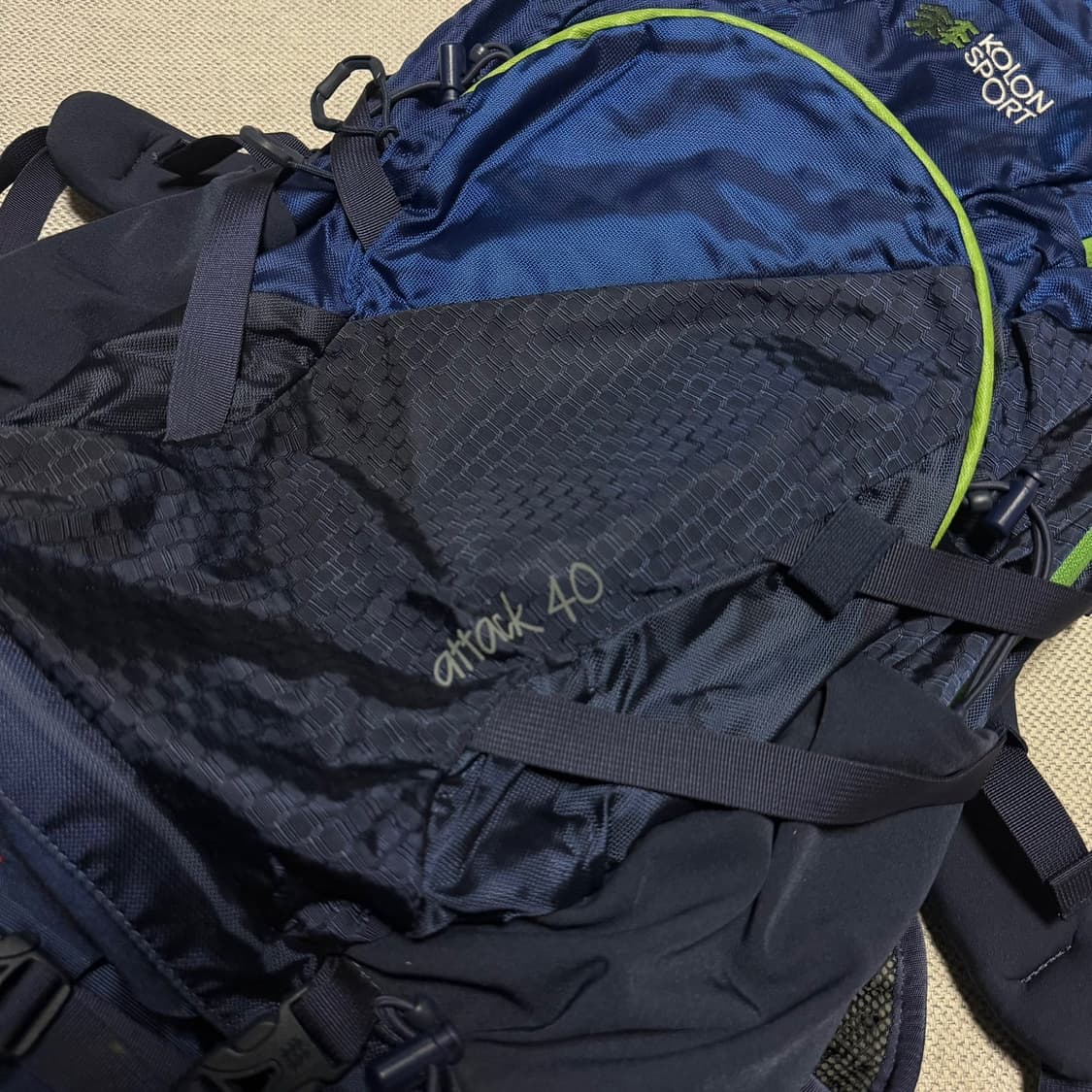 코오롱스포츠 ATTACK 40 등산 백팩 상품이미지3