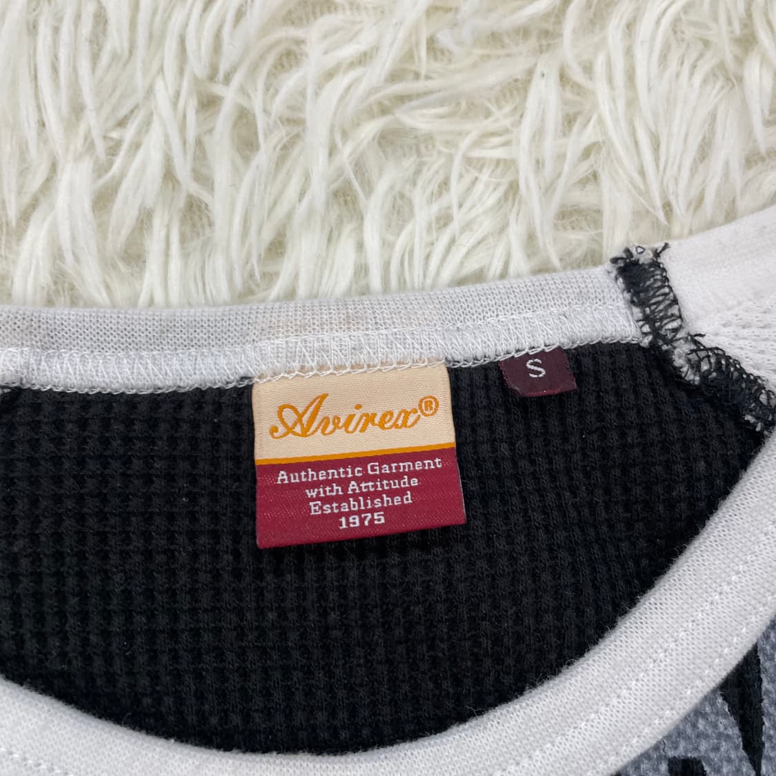 아비렉스 US 그래픽 골지 롱슬리브 상품이미지3