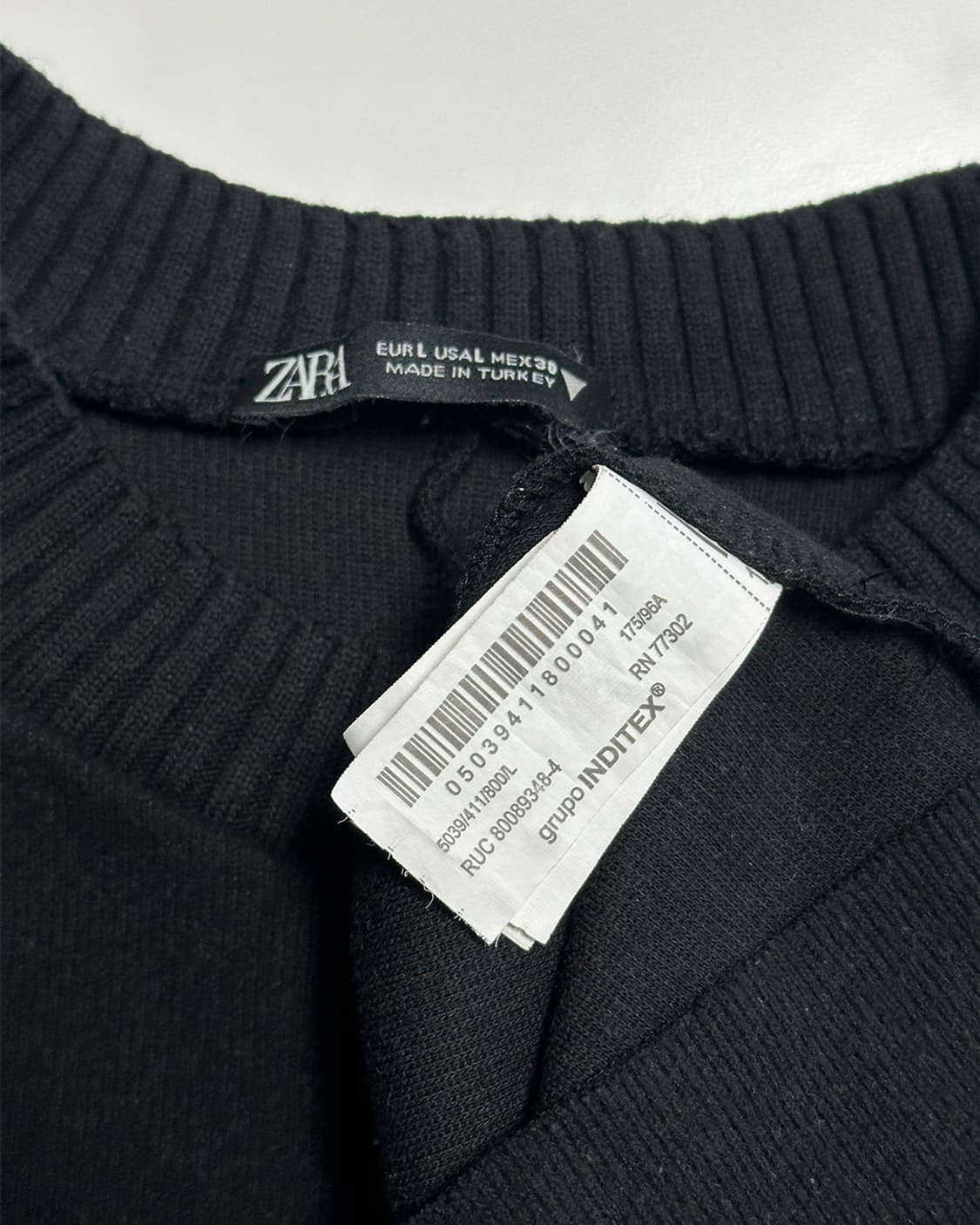 자라 크롭 니트 상품이미지3