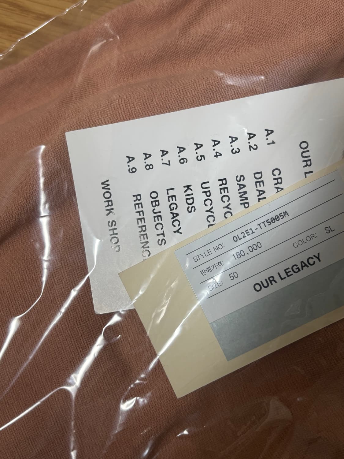 [새상품] 아워레가시 워크샵 롱슬리브 상품이미지6