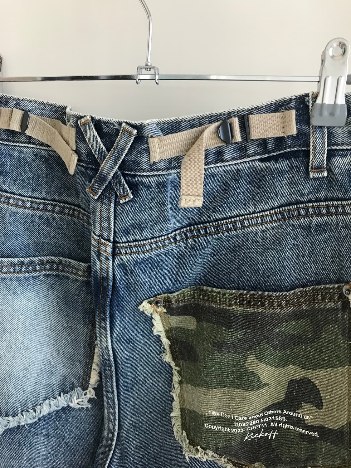 네스티킥 카모 포인트 데님 M 상품이미지5