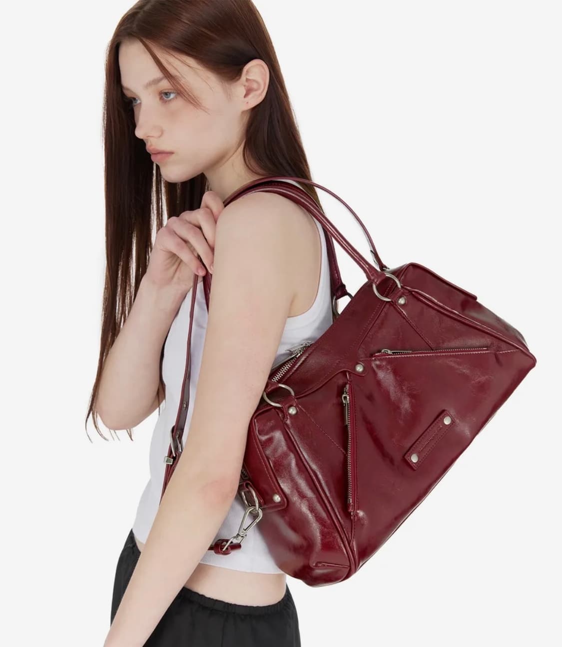 썬번프로젝트 모스백 버건디 상품이미지1