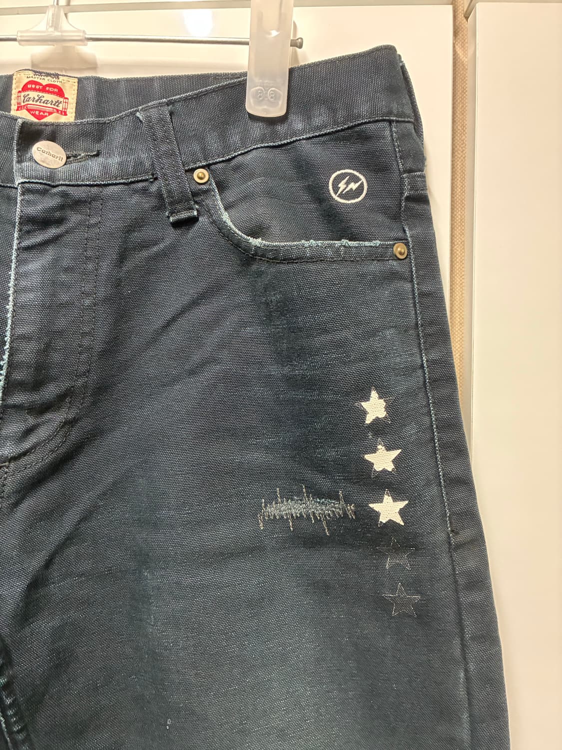 칼하트x유니폼엑스페리먼트 데님팬츠 상품이미지2