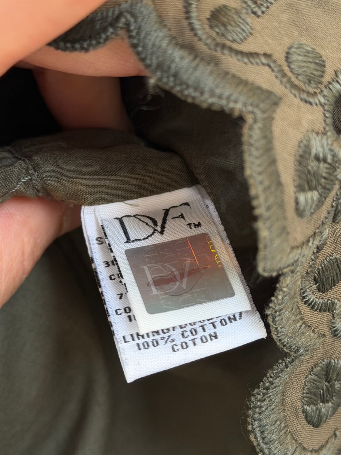 DVF 다이앤본퍼스텐버그 셔츠 드레스 올리브그린 6 상품이미지7