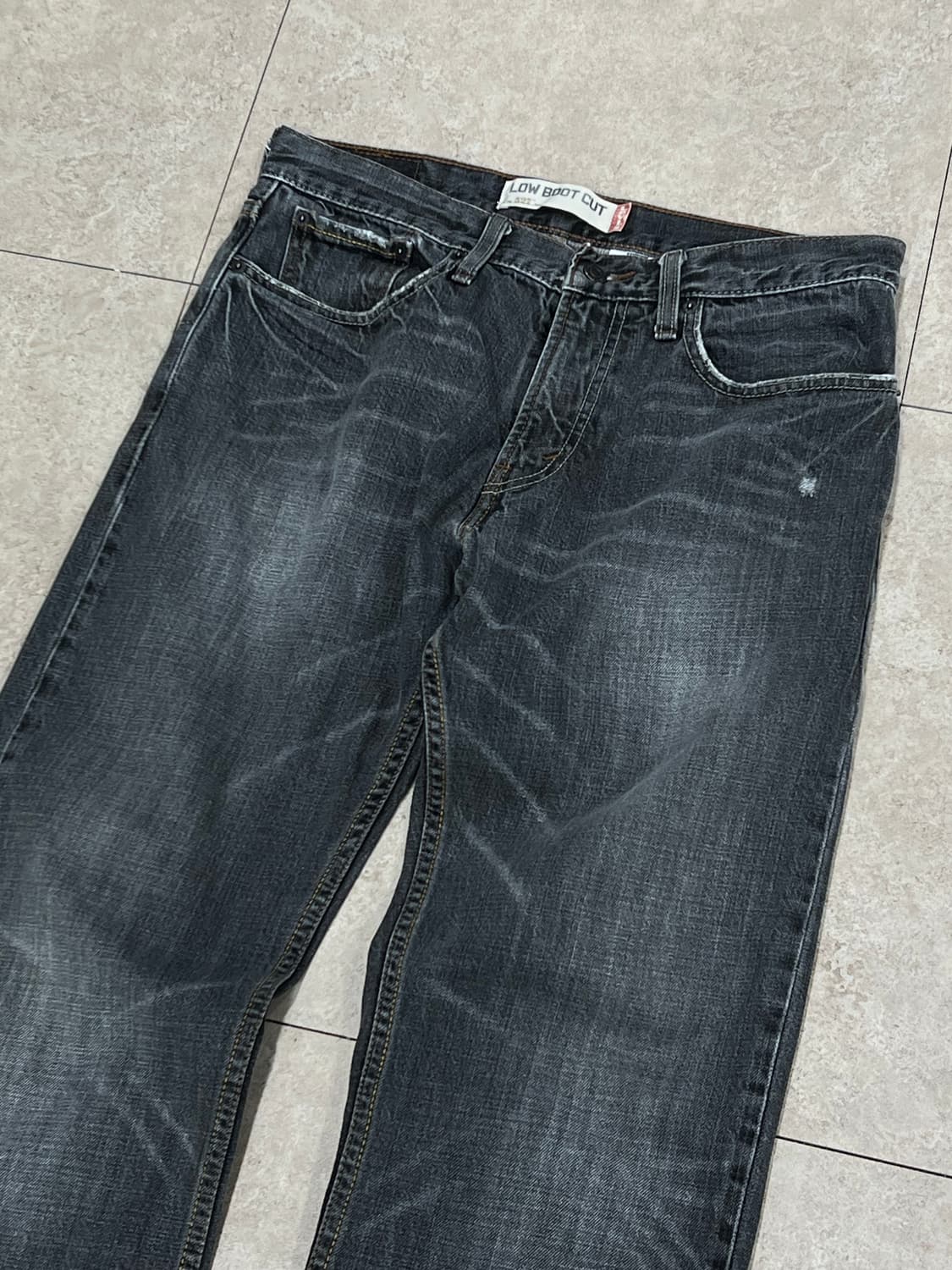 리바이스 00s 527 흑청 데님 팬츠 made in Hong kong 상품이미지3