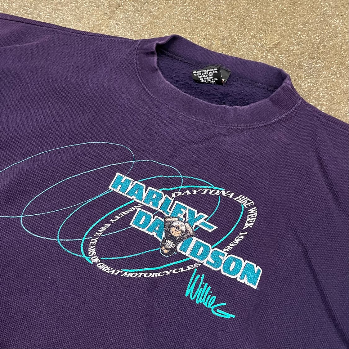 90s 할리데이비슨 스웻셔츠 (105-110) 상품이미지2