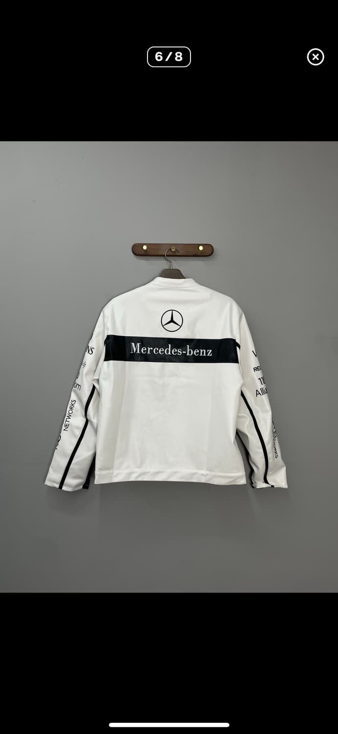 메르세데스 벤츠 바이크 가죽 자켓 A3113 상품이미지6