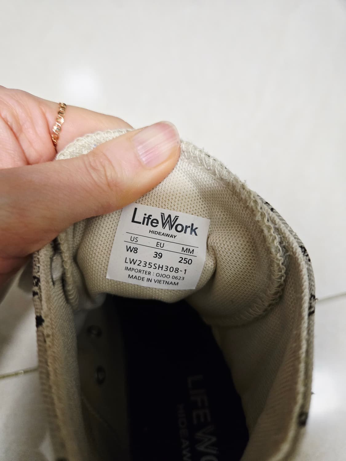 [250] 라이프워크 하이탑 컨버스 스니커즈 운동화 상품이미지6