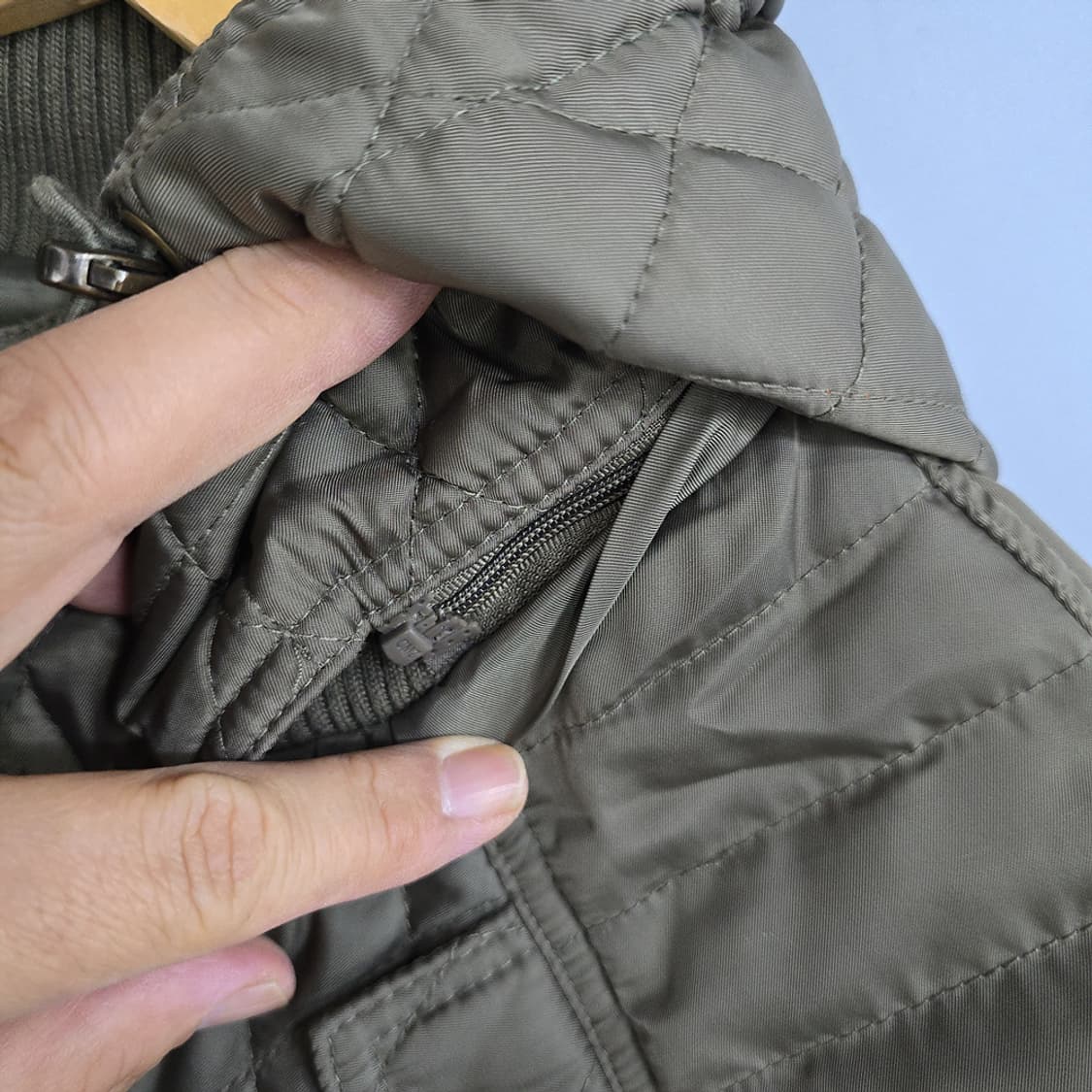 빈스 카무토(VINCE CAMUTO) 퀼팅 후드 자켓 L 상품이미지5