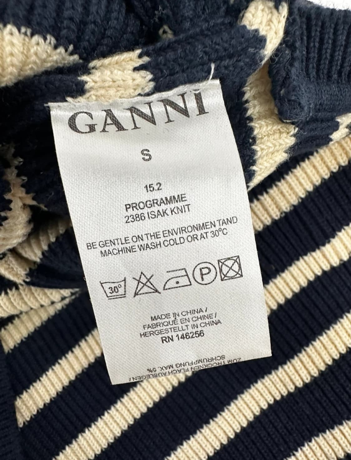 가니 스트라이프 니트 상품이미지3