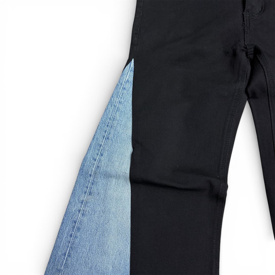 Featuring 투톤 데님 팬츠 상품이미지4