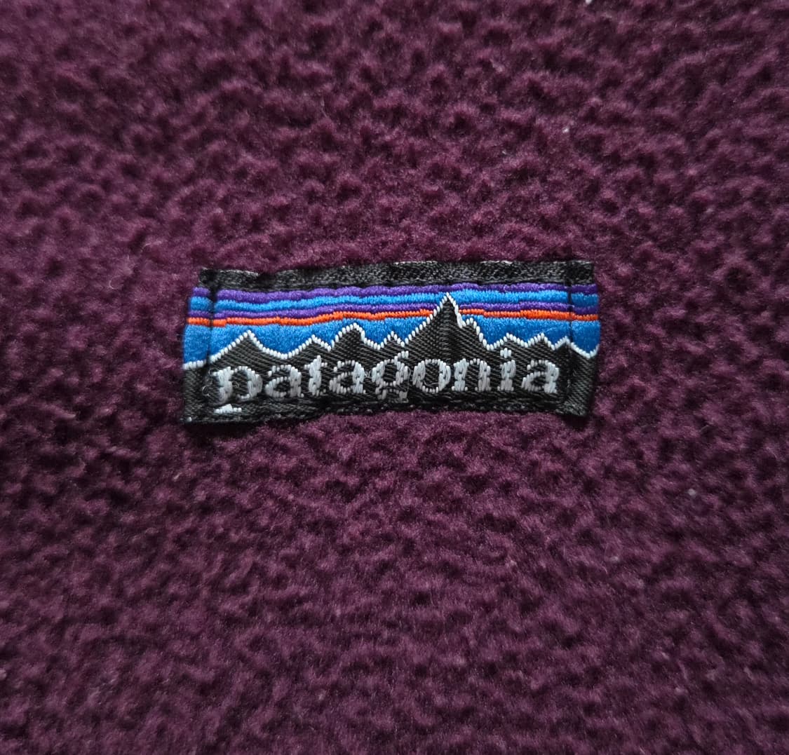 (55~/M)파타고니아 80s 초기택 퍼플 신칠라 파일 자켓 상품이미지3