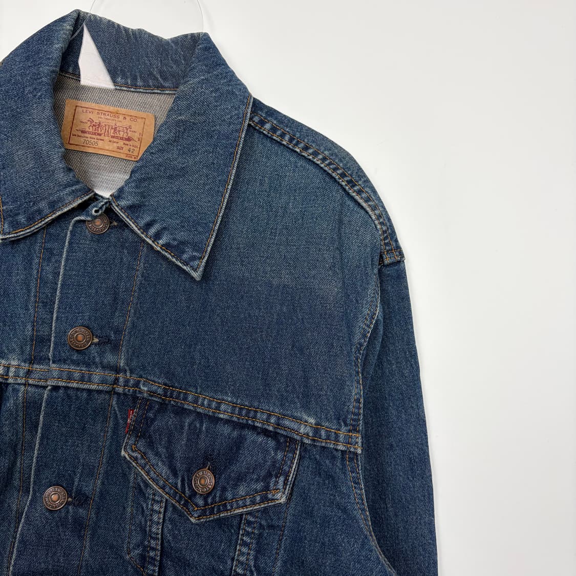 90s 리바이스 데님 트러커 청 자켓 상품이미지4