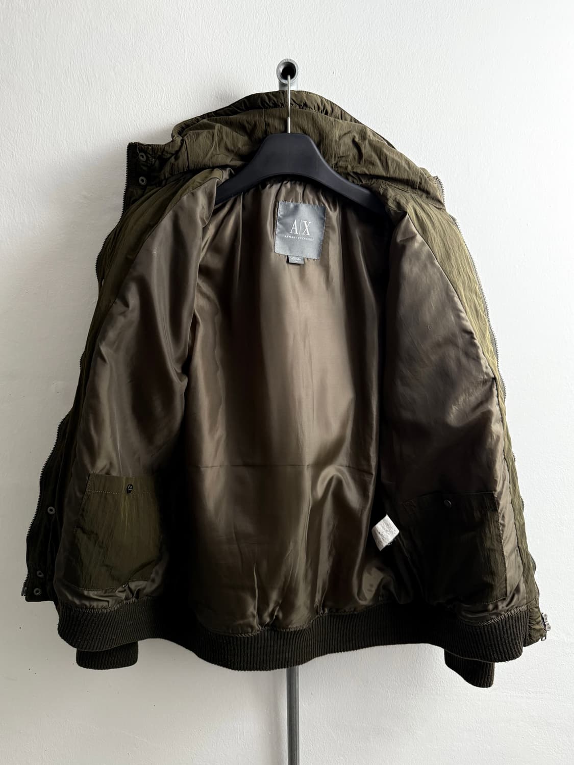 Armani Exchange Hooded Bomber Jacket 상품이미지8