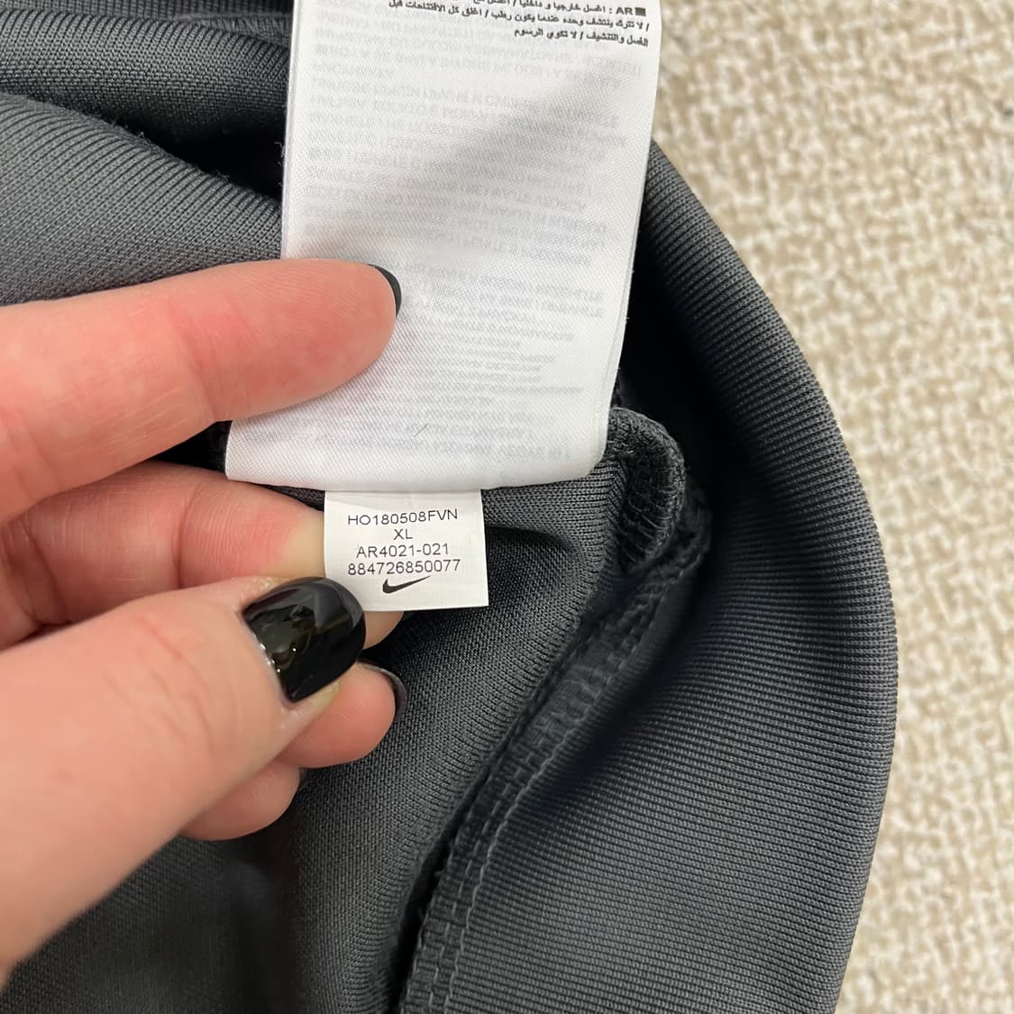 XL 나이키 여성 트랙탑 져지 집업 0130M1 상품이미지4