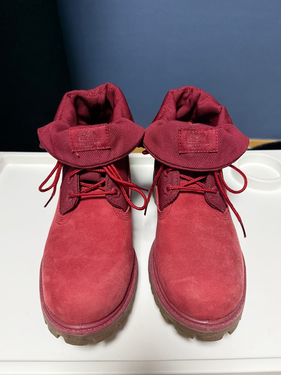 팀버랜드 롤탑 부츠 버건디 상품이미지2