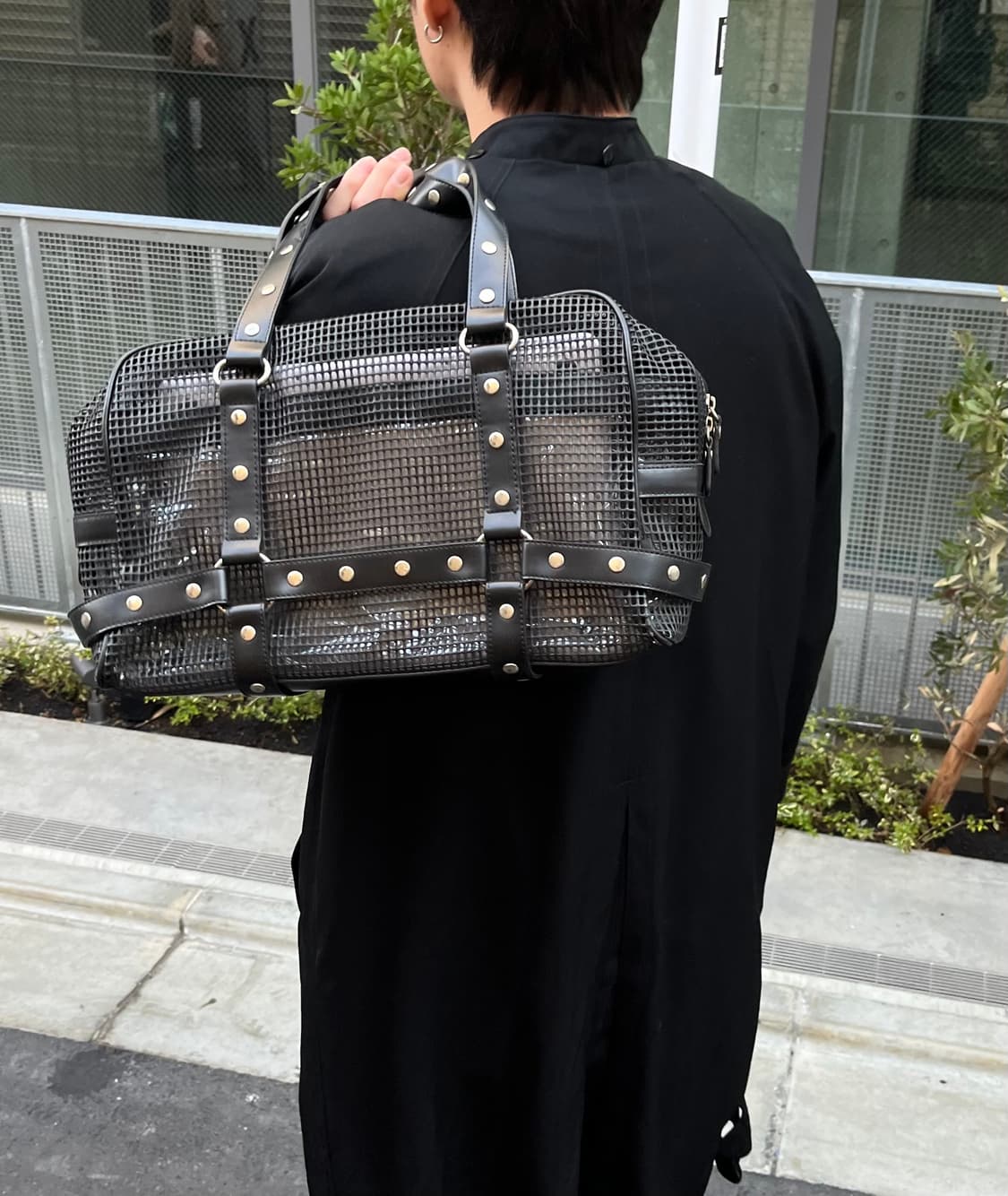 빈티지 펑크 보스턴 백 상품이미지4