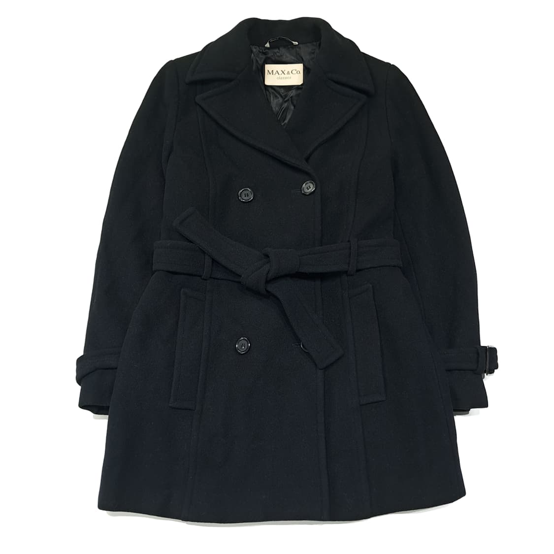 CL221 L 막스앤코 90s 이태리판 울캐시미어 더블 코트 자켓 상품이미지1