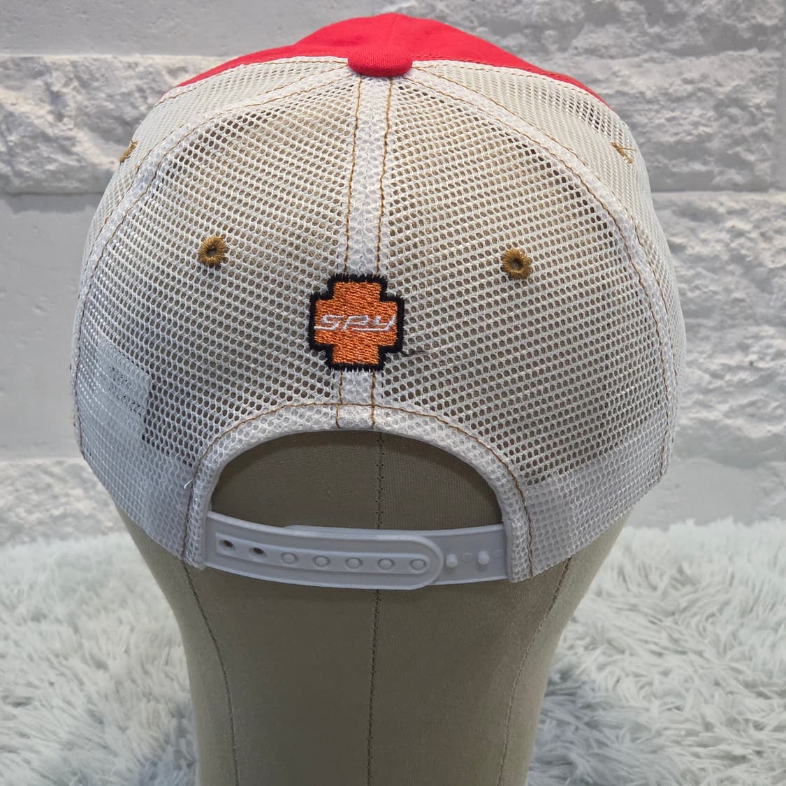 M1-9:SPY 클래식 메쉬 캡 레드/화이트 (56-59) 상품이미지5